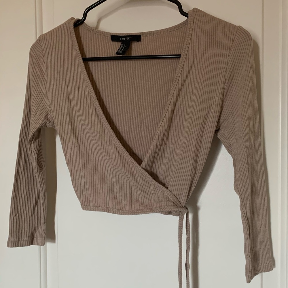 Forever 21 Wrap Crop Top